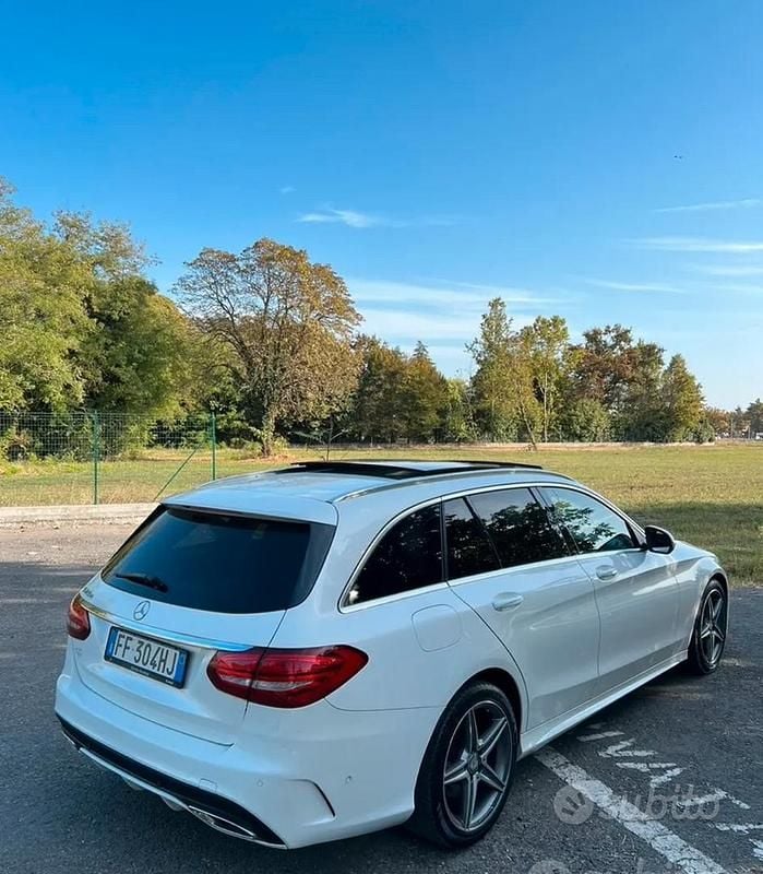 Usata Mercedes C200 2015 Bianco Station wagon