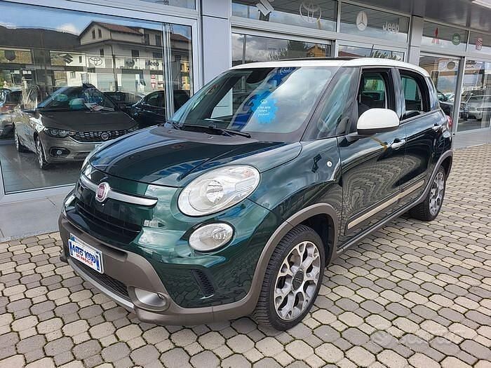 Usata Fiat 500L Trekking 84 CV (61 kW) 2015 Verde Monovolume