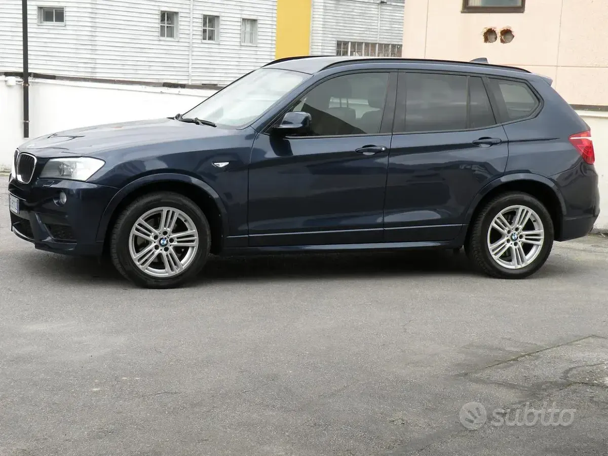 Usata BMW X3 M Sport 184 CV (135 kW) 2011 Blu SUV