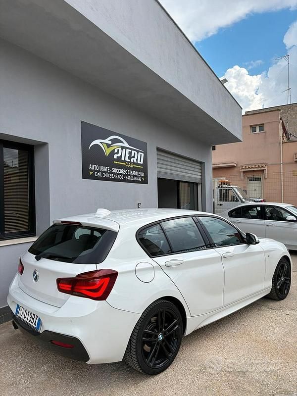 Usata BMW 120 Shadowline 190 CV (139 kW) 2018 Bianco Utilitaria