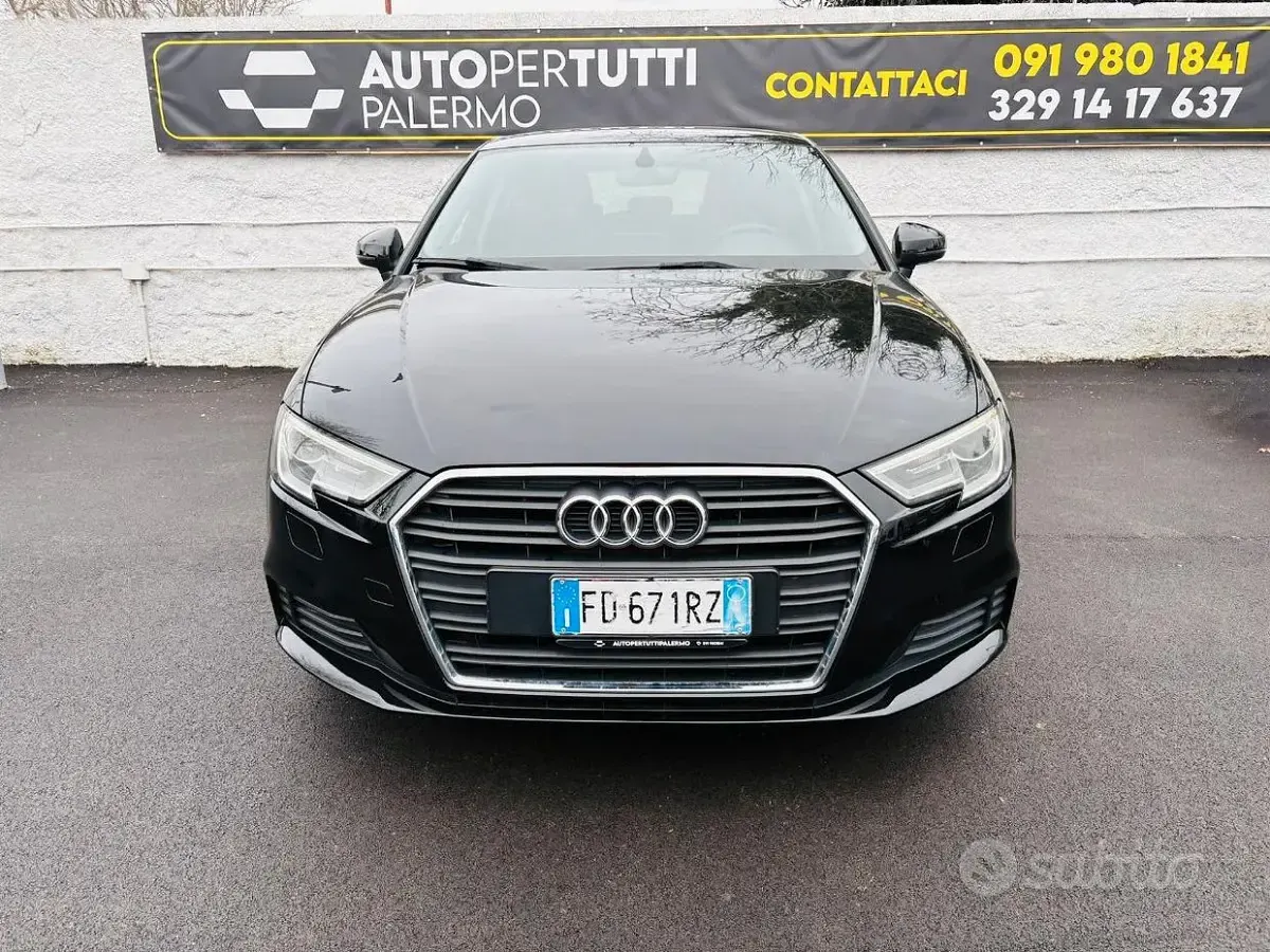 Usata Audi A3 Business 110 CV (80 kW) 2016 Nero Berlina
