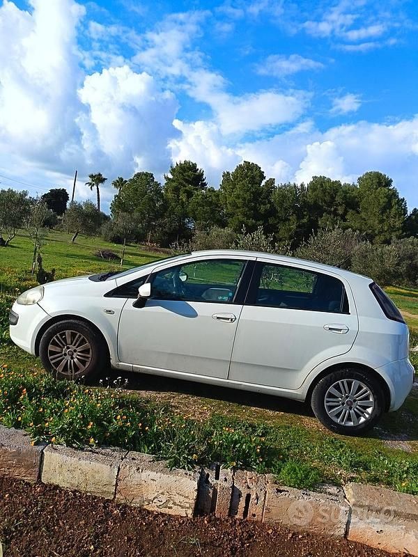 Usata Fiat Punto Evo Emotion 95 CV (69 kW) 2011 Bianco Utilitaria