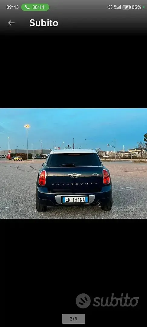 Usata Mini Countryman 111 CV (81 kW) 2013 Blu SUV