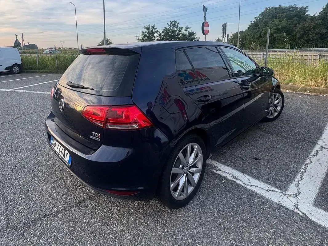 Usata VW Golf VII Highline 105 CV (77 kW) 2013 Blu/azzurro Berlina