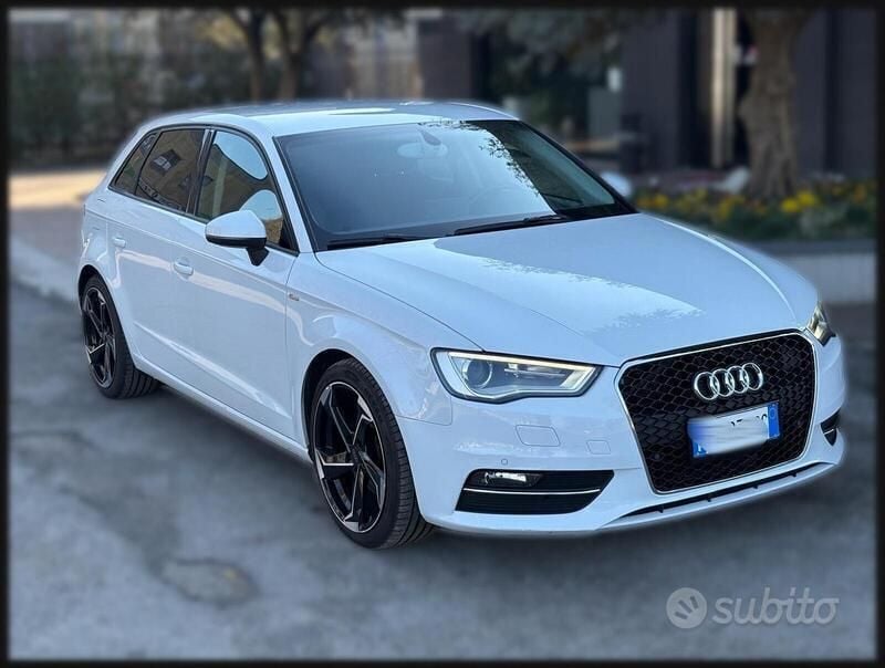Usata Audi A3 Cabriolet Ambition 150 CV (110 kW) 2015 Bianco Cabrio