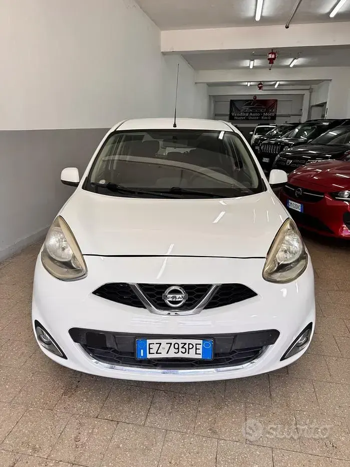 Usata Nissan Micra Tekna 80 CV (58 kW) 2015 Bianco Utilitaria