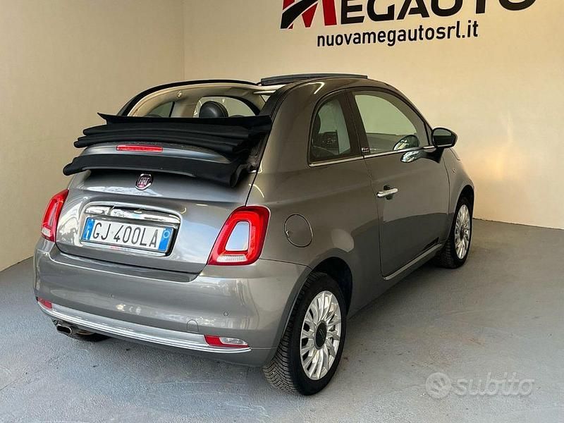 Usata Fiat 500C Lounge 69 CV (50 kW) 2016 Nero Cabrio