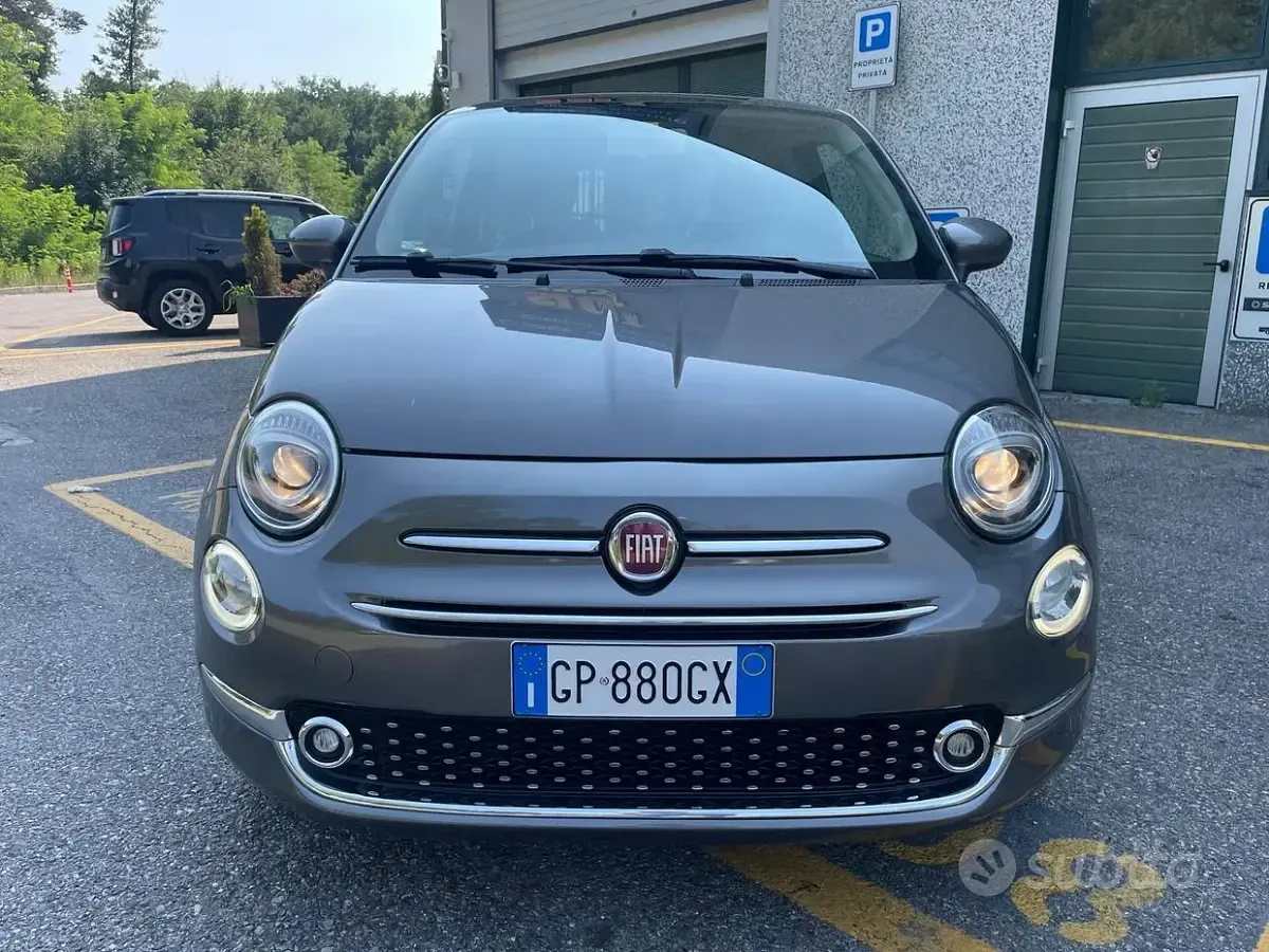 Usata Fiat 500 Lounge 69 CV (50 kW) 2018 Grigio Berlina