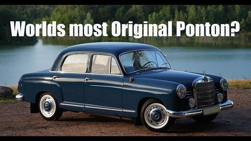 Usata Mercedes 190 80 CV (58 kW) 1960 Blu Berlina