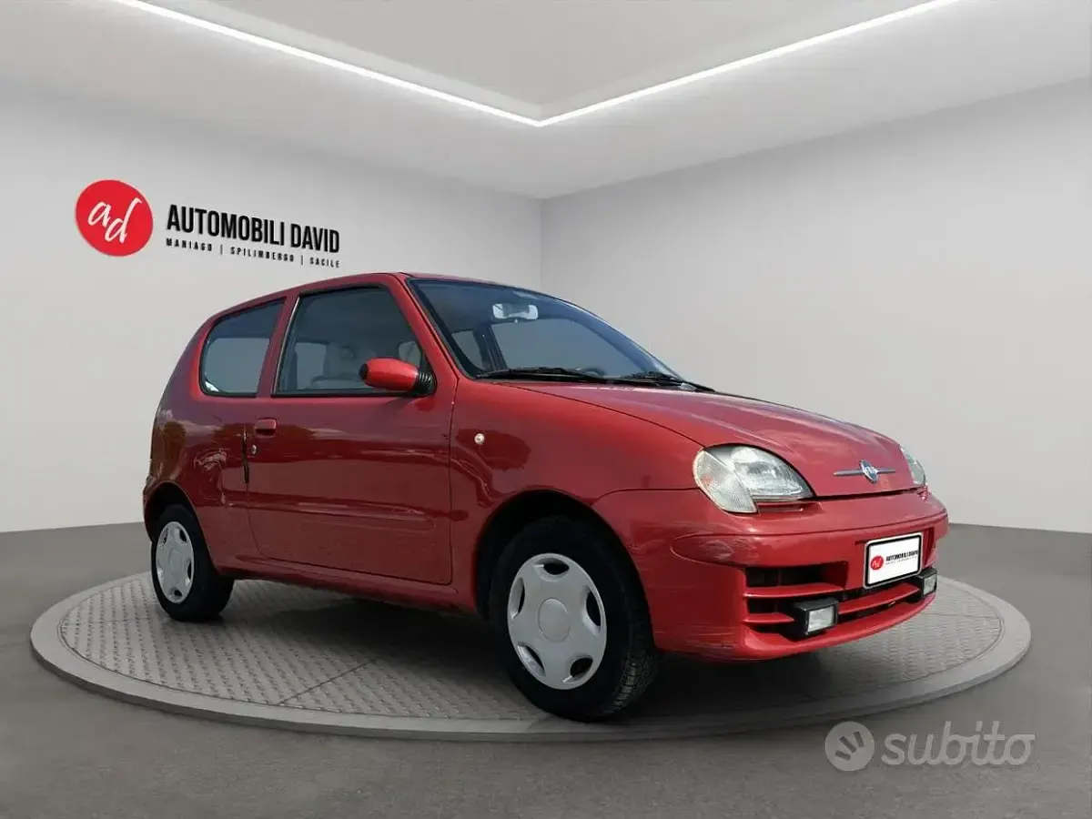 Usata Fiat Seicento 54 CV (39 kW) 2007 Rosso Utilitaria
