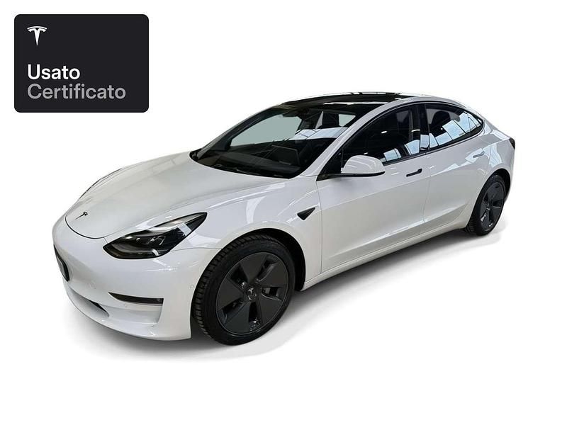 Pearl white multicoat Usata 2021 Tesla Model 3 Long Range AWD Tre volumi | 27.500 € (Ottimo prezzo) - Immagine 1/4