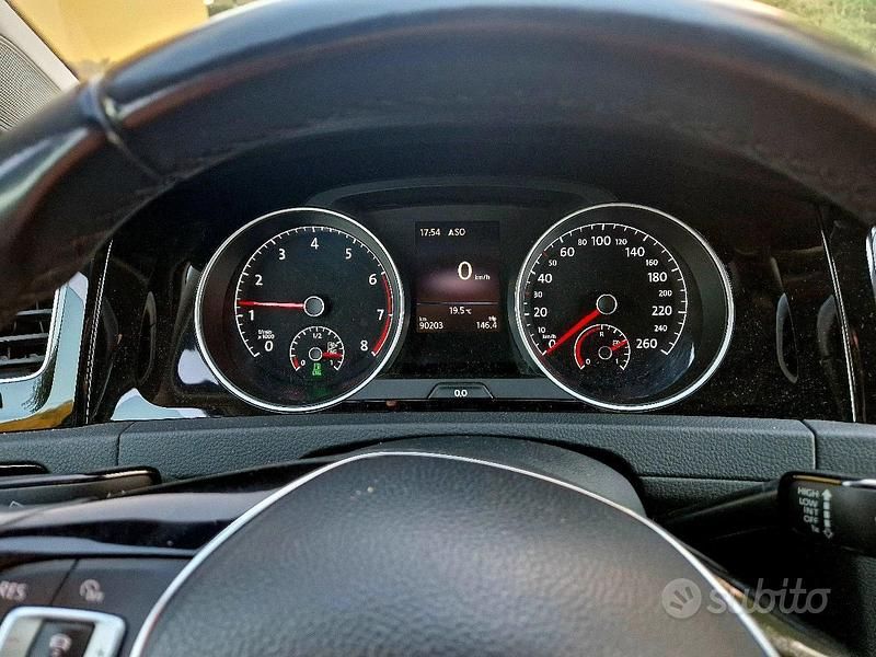 Usata VW Golf VII 130 CV (95 kW) 2019 Grigio Berlina