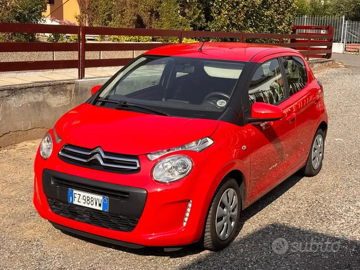 Usata Citroën C1 Origins 72 CV (52 kW) 2019 Rosso Utilitaria