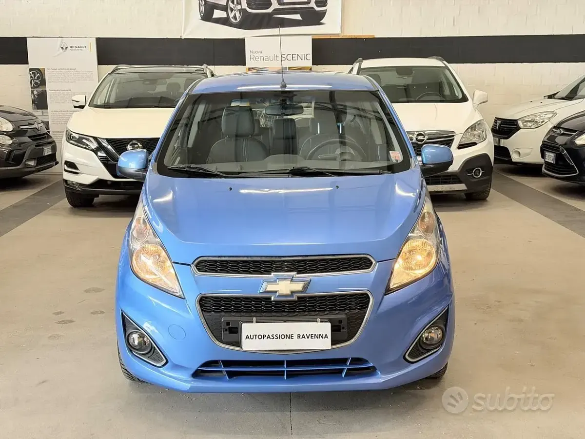 Usata Chevrolet Spark LT 65 CV (47 kW) 2013 Blu Utilitaria
