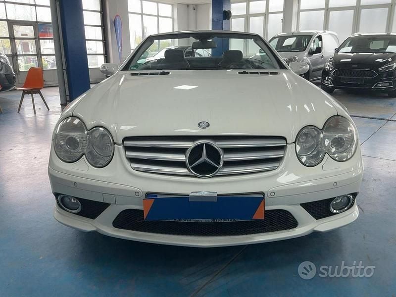 Usata Mercedes SL500 AMG 387 CV (284 kW) 2006 Bianco Cabrio