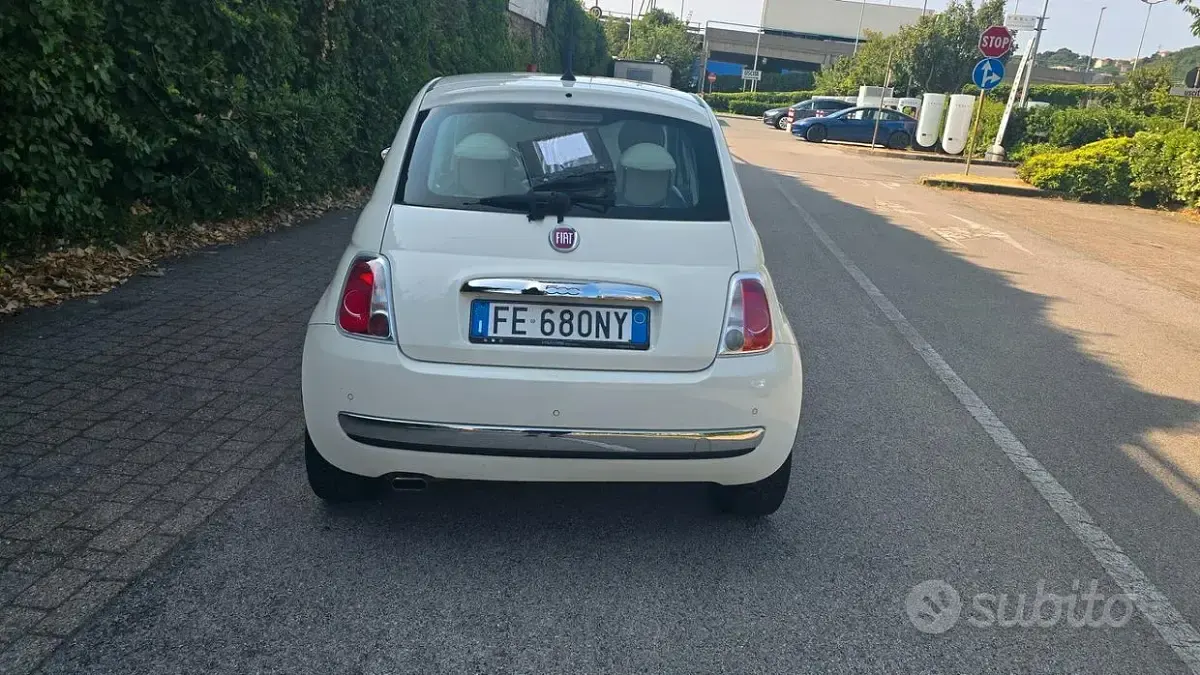 Usata Fiat 500 Lounge 95 CV (69 kW) 2016 Bianco Berlina