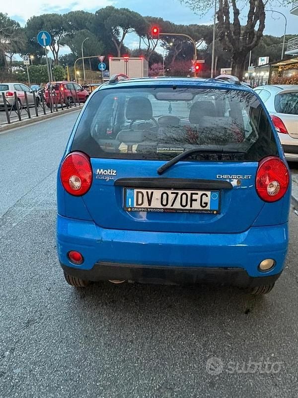 Usata Chevrolet Matiz 52 CV (38 kW) 2009 Blu Utilitaria