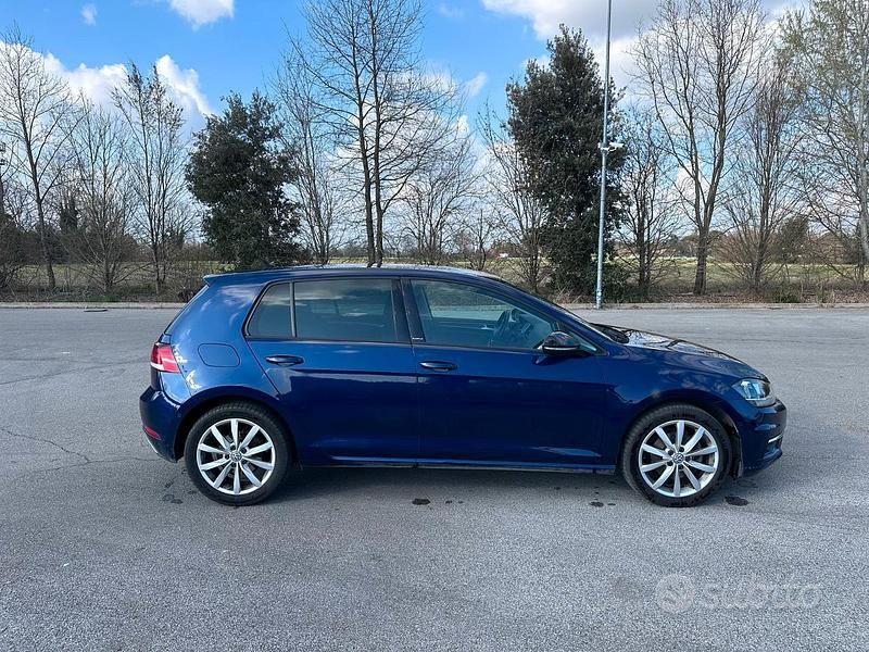 Usata VW Golf VII IQ Drive 2019 Blu Utilitaria