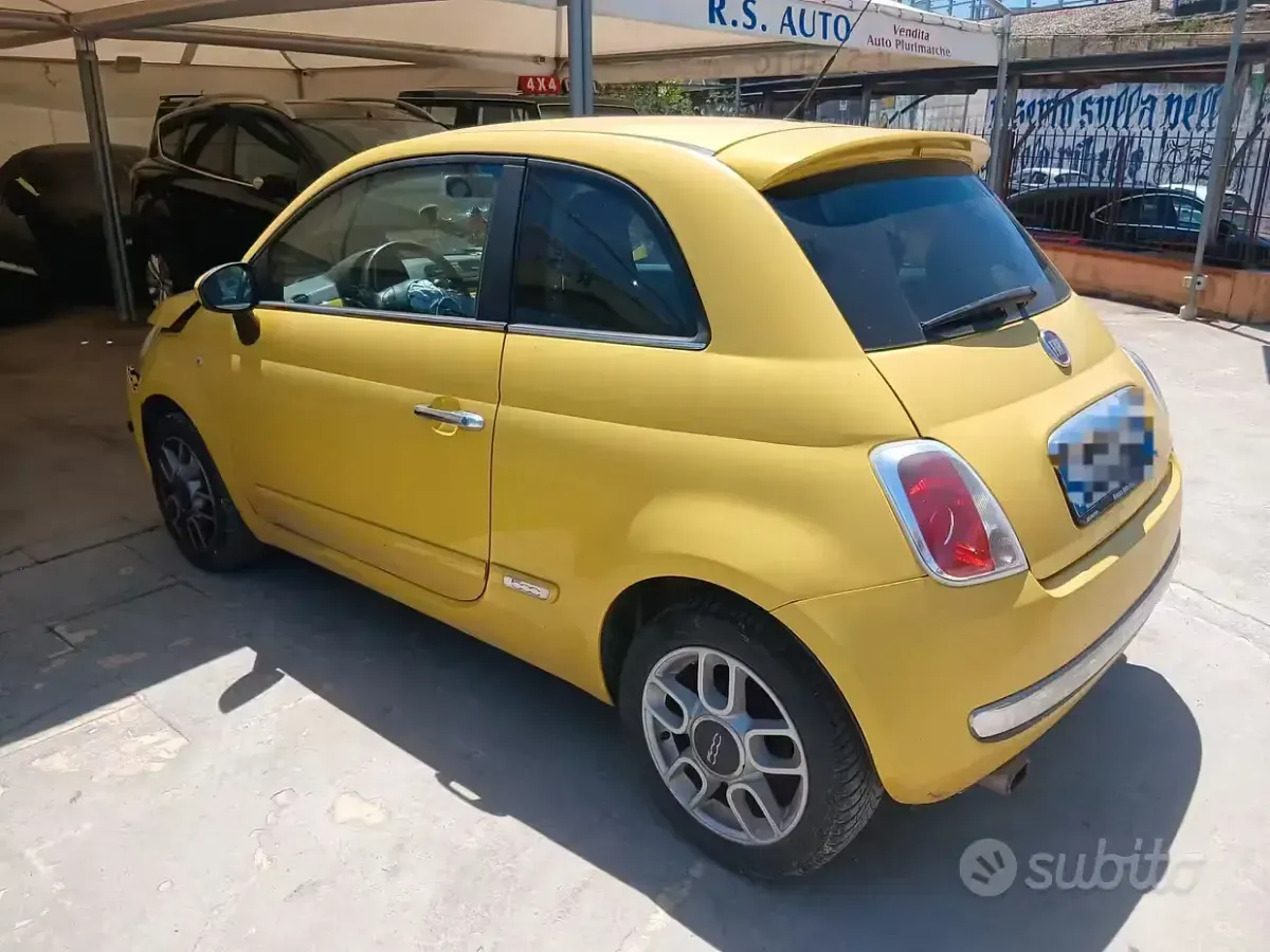 Usata Fiat 500 Sport 69 CV (50 kW) 2008 Giallo Berlina