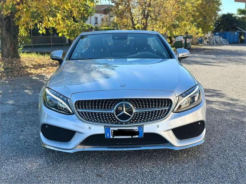 Usata Mercedes C220 170 CV (125 kW) 2017 Argento Cabrio