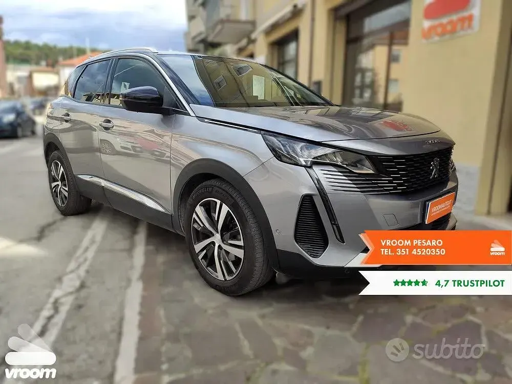 Begagnad Peugeot 3008 S 131 HK (96 kW) 2021 Grå SUV