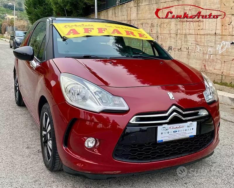 Usata Citroën DS3 Chic 70 CV (51 kW) 2011 Rosso Utilitaria