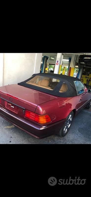 Usata Mercedes SL500 1991 Rosso Cabrio