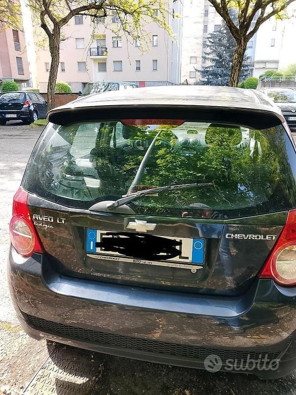 Usata Chevrolet Aveo 86 CV (63 kW) 2010 Nero Utilitaria