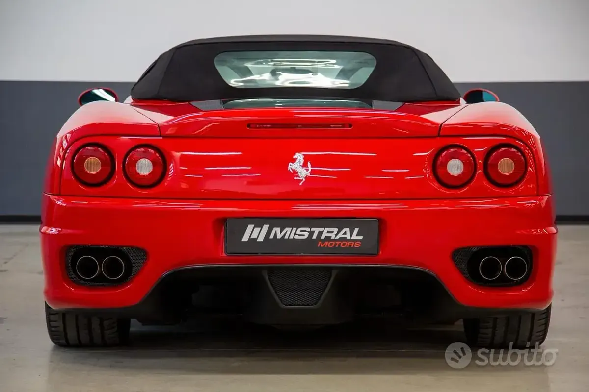 Usata Ferrari 360 400 CV (294 kW) 2002 Rosso Cabrio