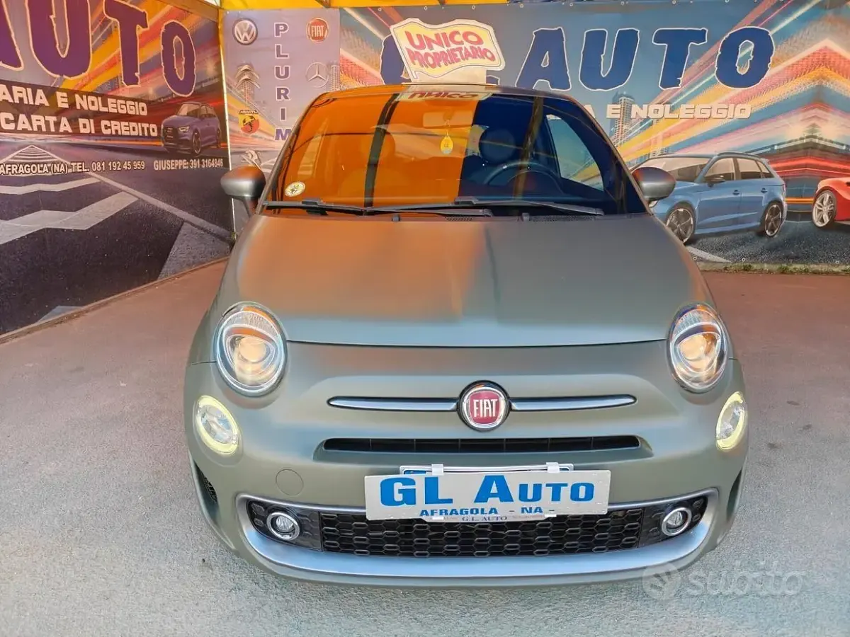 Usata Fiat 500S S 69 CV (50 kW) 2017 Verde Berlina