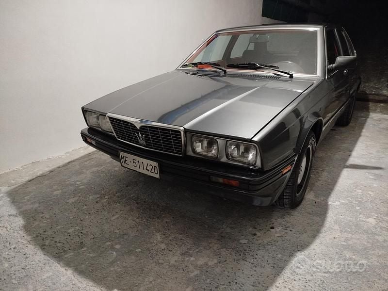 Usata Maserati Biturbo 184 CV (135 kW) 1986 Grigio Berlina