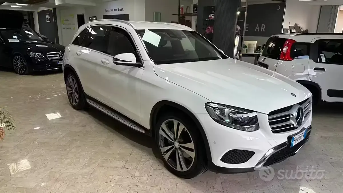 Usata Mercedes GLC220 170 CV (125 kW) 2017 Bianco SUV