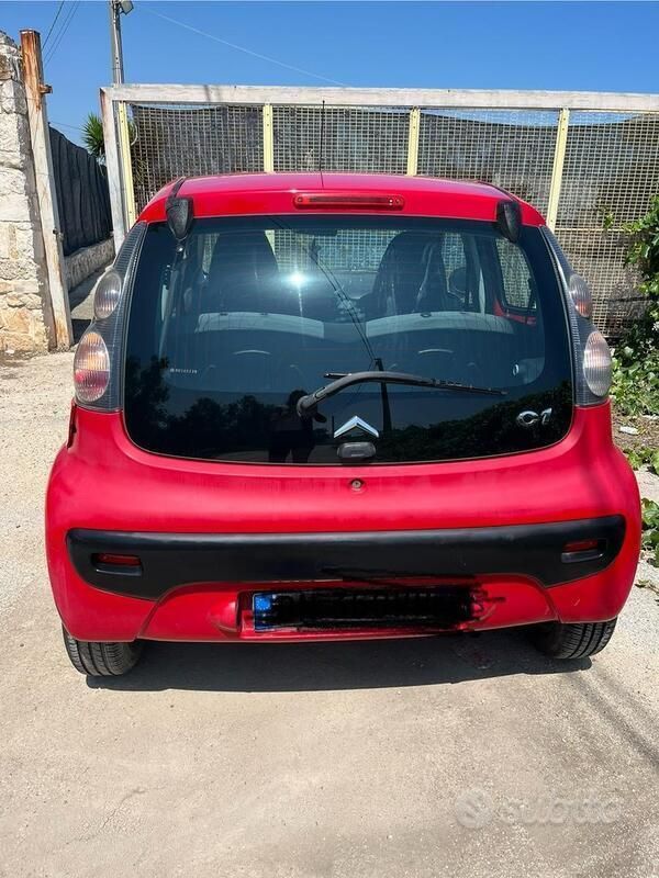 Usata Citroën C1 68 CV (50 kW) 2008 Rosso Utilitaria
