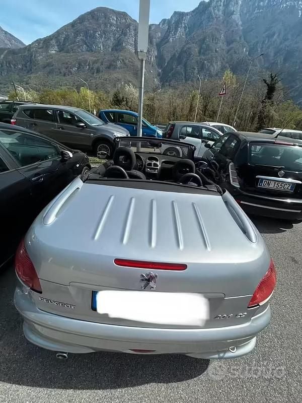Usata Peugeot 206 CC 2004 Grigio Cabrio