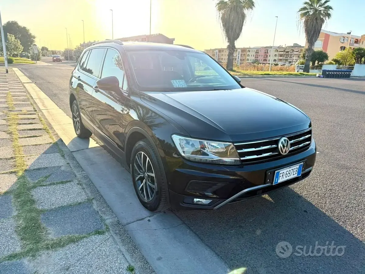 Usata VW Tiguan Allspace 150 CV (110 kW) 2018 Nero SUV