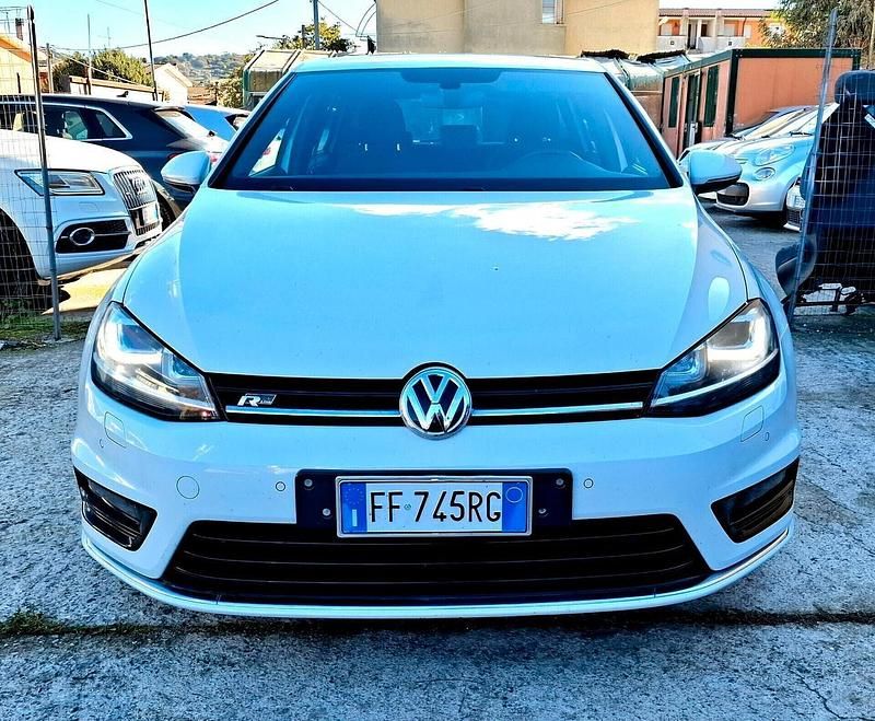 Usata VW Golf VII R-line 110 CV (80 kW) 2016 Bianco Berlina