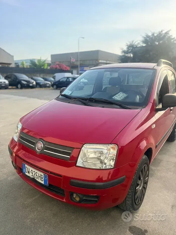 Usata Fiat Panda Dynamic 60 CV (44 kW) 2009 Rosso Utilitaria