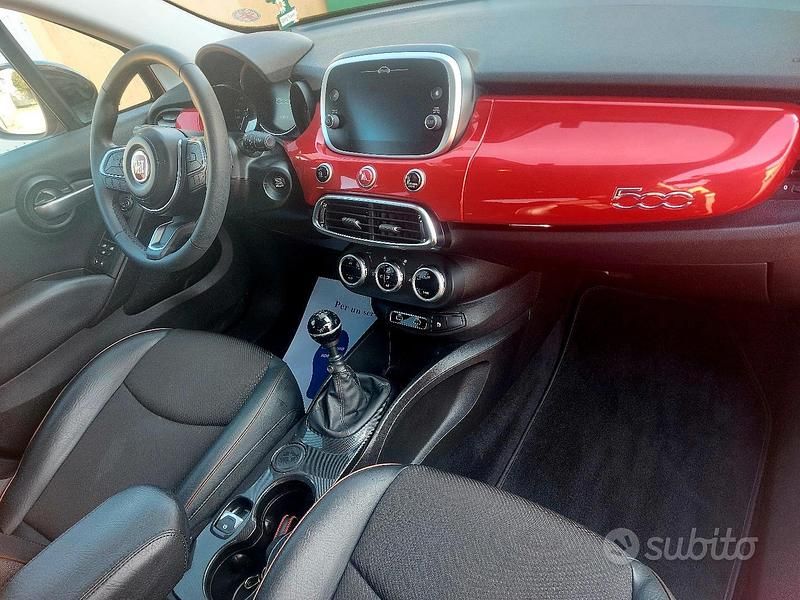 Usata Fiat 500X Lounge 120 CV (88 kW) 2019 Rosso SUV