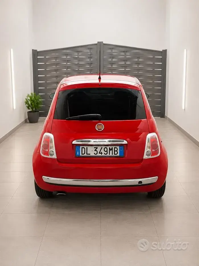 Usata Fiat 500 100 CV (73 kW) 2007 Rosso Berlina