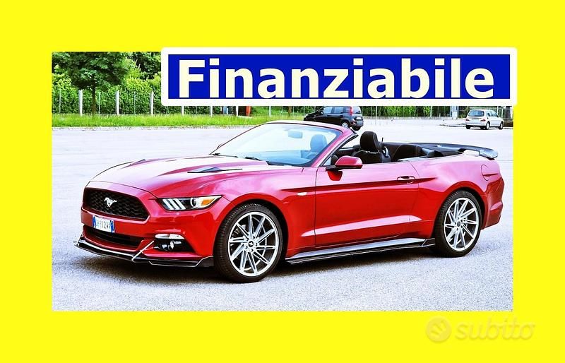 Rosso Usata 2015 Ford Mustang Cabrio | 22.500 € (Super prezzo) - Immagine 1/4