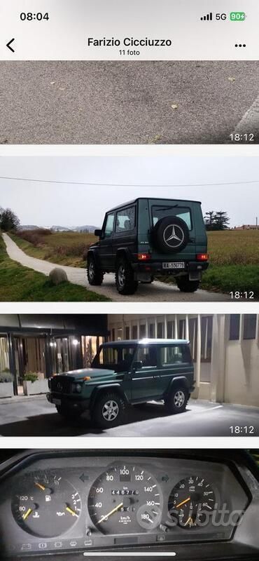 Verde Usata 1991 Mercedes G300 SUV | 28.000 € - Immagine 1/4