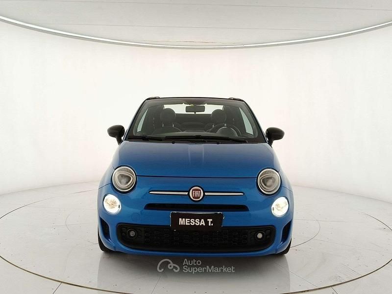 Usata Fiat 500C Connect 70 CV (51 kW) 2021 Grigio chiaro Cabrio