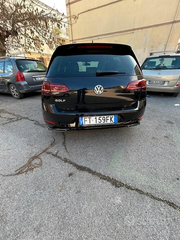 Usata VW Golf VII R-line 2019 Nero Berlina