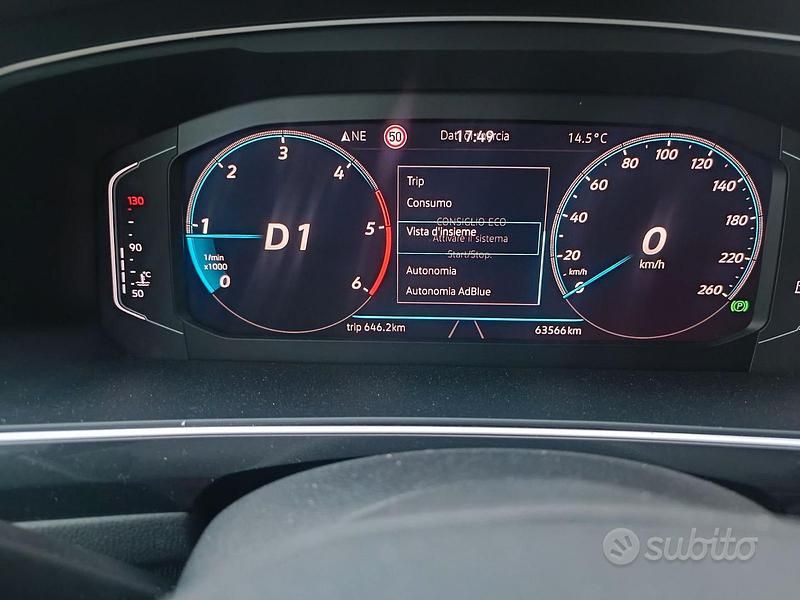 Usata VW Tiguan R-line 150 CV (110 kW) 2021 Grigio SUV