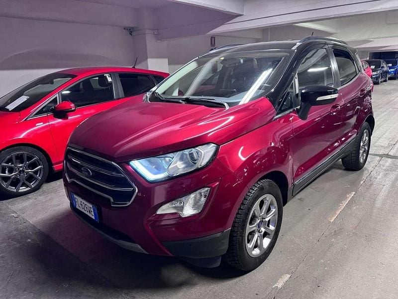 Rosso Usata 2018 Ford Ecosport Titanium SUV | 12.300 € (Buon prezzo) - Immagine 1/4