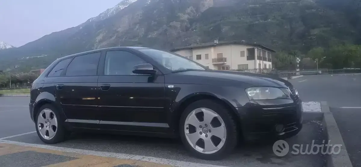 Usata Audi A3 Sportback 140 CV (102 kW) 2008 Nero Utilitaria