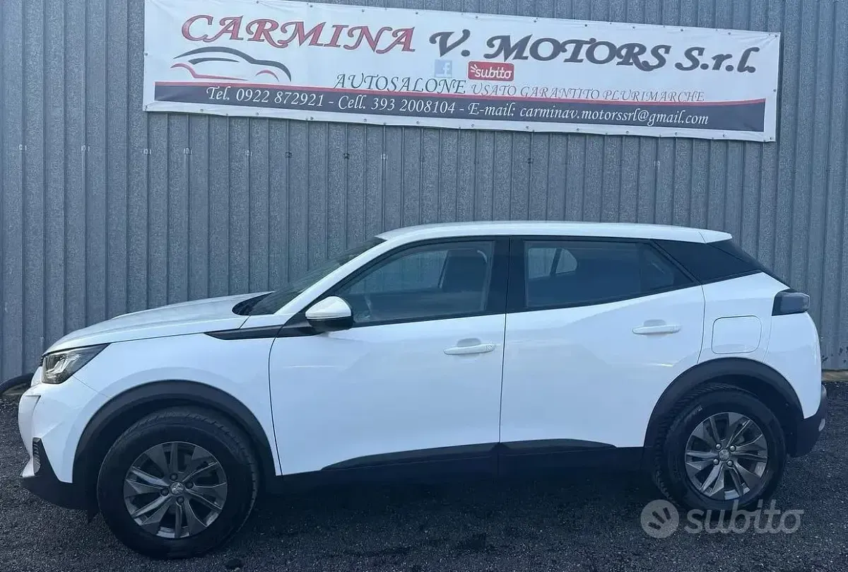 Usata Peugeot 2008 110 CV (80 kW) 2021 Bianco SUV