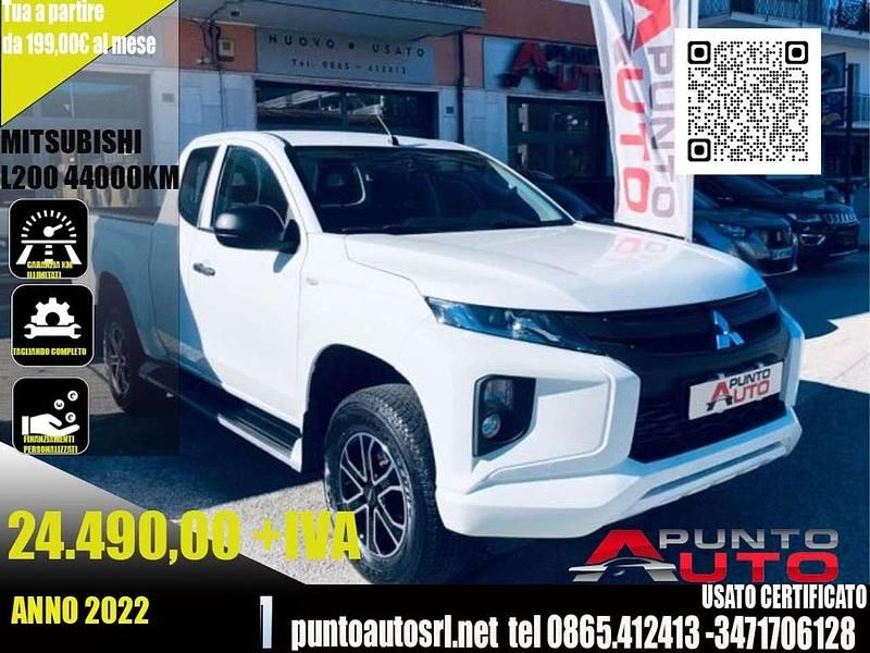 Usata Mitsubishi L200 Invite 150 CV (110 kW) 2022 Bianco Pick-up