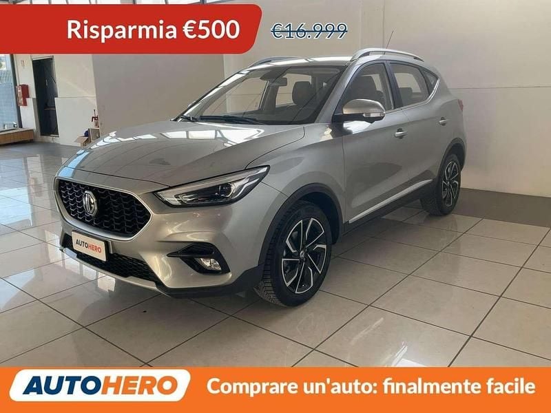 Usata MG ZS Luxury 111 CV (81 kW) 2024 Argento SUV