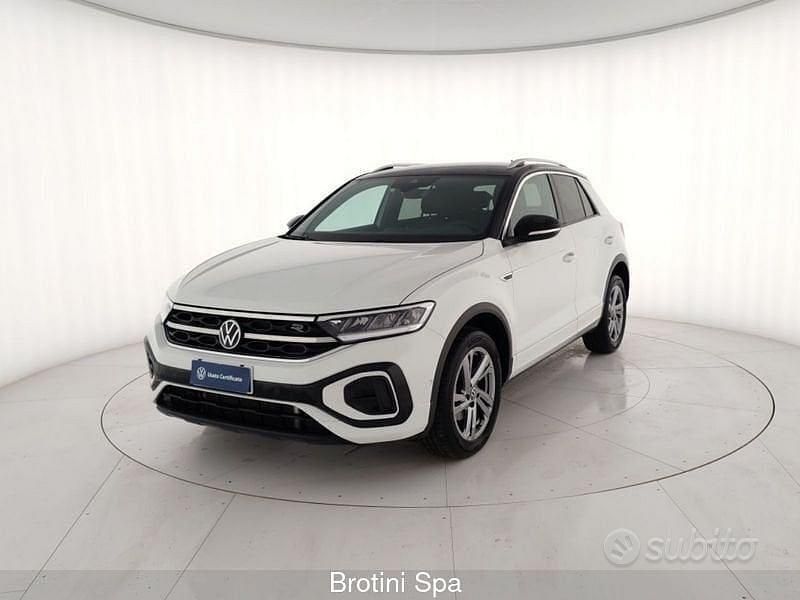 Usata VW T-Roc R-line 110 CV (80 kW) 2023 Bianco SUV